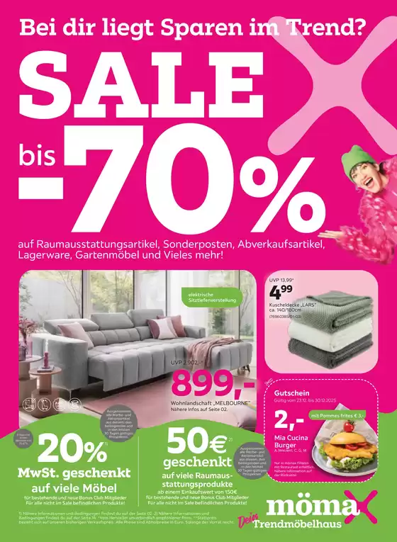 Mömax Katalog in Krems an der Donau | SALE bis -70% | 2025-12-22T00:00:00.000Z - 2026-01-05T00:00:00.000Z
