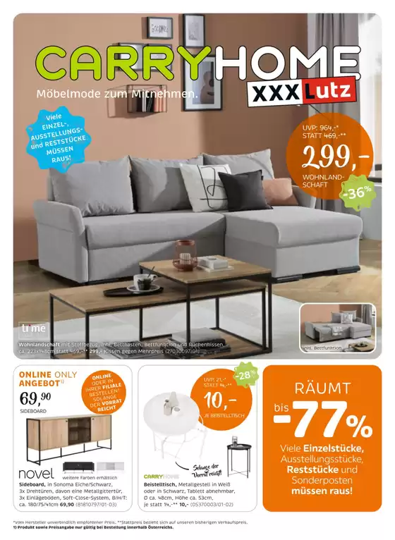 XXXLutz Katalog in Salzburg | Unsere besten Schnäppchen | 2025-12-22T00:00:00.000Z - 2026-01-13T00:00:00.000Z