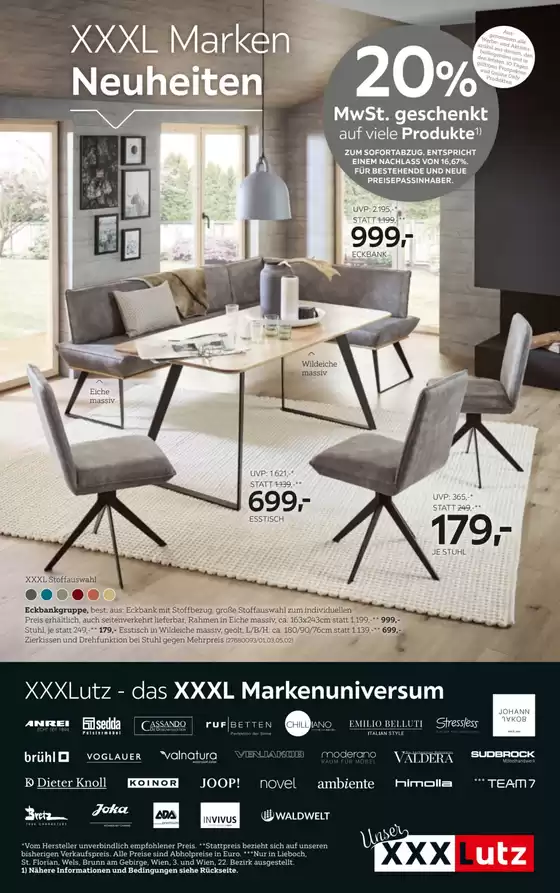 XXXLutz Katalog in Leoben | Top-Deals und Rabatte | 2025-12-22T00:00:00.000Z - 2026-01-13T00:00:00.000Z
