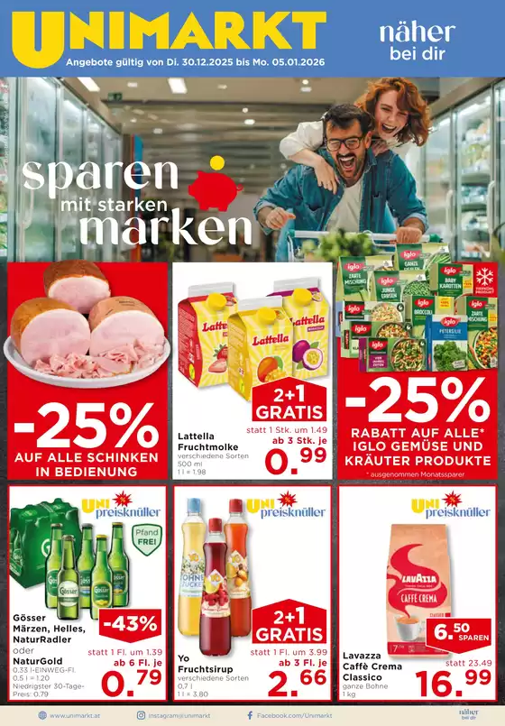 Unimarkt Katalog | Unimarkt flugblatt | 2025-12-30T00:00:00.000Z - 2026-01-05T00:00:00.000Z
