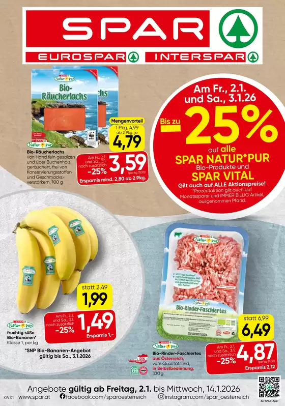 Eurospar Katalog | Sonderangebote für Sie | 2025-12-31T00:00:00.000Z - 2026-01-14T00:00:00.000Z