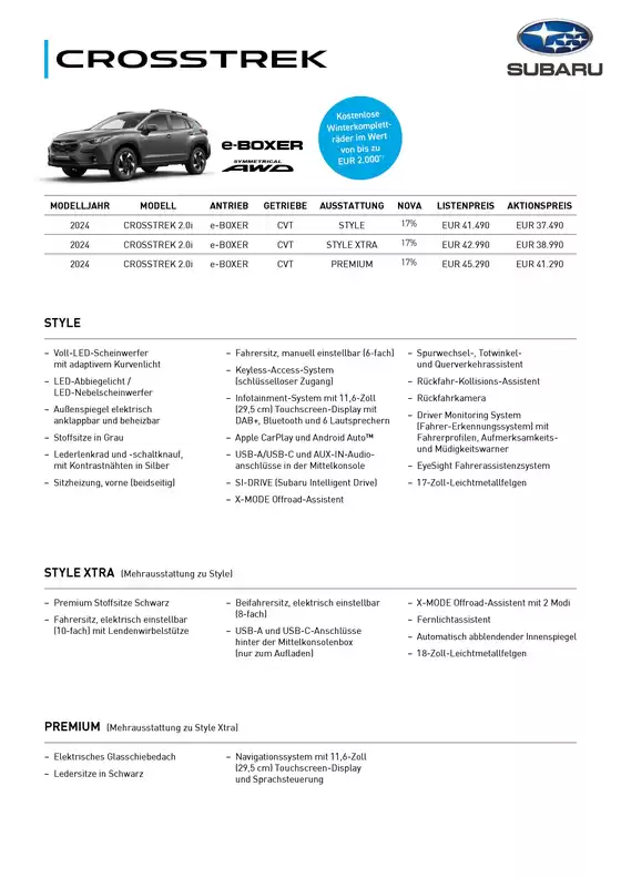 Subaru Katalog in Graz | Exklusive Schnäppchen | 2025-12-31T00:00:00.000Z - 2026-01-14T00:00:00.000Z