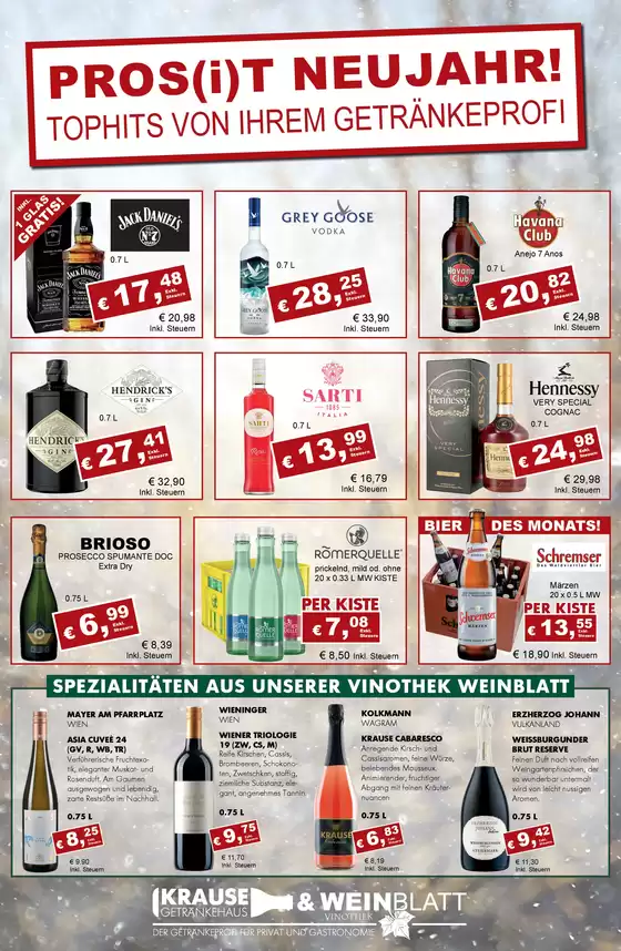 Krause Getränke Katalog in Wels | NEWSLETTER | 2026-01-03T00:00:00.000Z - 2026-01-17T00:00:00.000Z