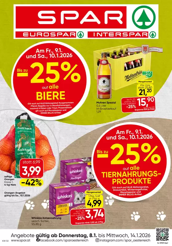 Eurospar Katalog in Leibnitz | Top-Angebote für Sparfüchse | 2026-01-08T00:00:00.000Z - 2026-01-14T00:00:00.000Z