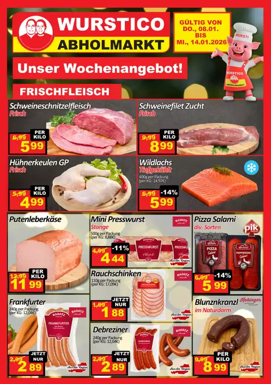 Wurstico Katalog | Wurstico flugblatt | 2026-01-08T00:00:00.000Z - 2026-01-14T00:00:00.000Z