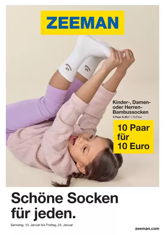 Zeeman Katalog in Innsbruck | Zeeman flugblatt | 2026-01-10T00:00:00.000Z - 2026-01-23T00:00:00.000Z