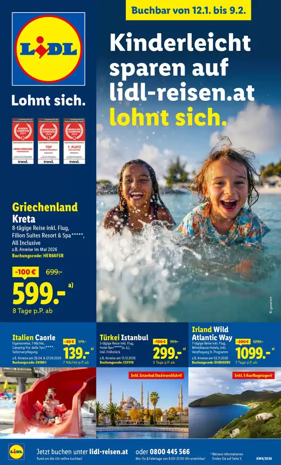 Lidl Katalog in Klagenfurt am Wörthersee | Buchbar ab 12.1. | 2026-01-12T00:00:00.000Z - 2026-02-09T00:00:00.000Z