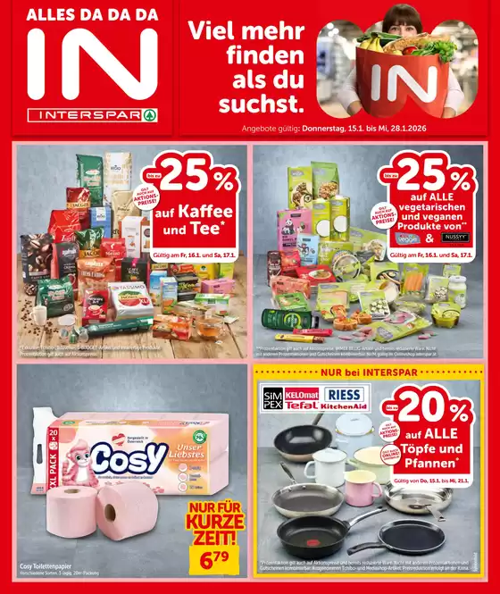 Interspar Katalog in St. Roman | Exklusive Schnäppchen | 2026-01-15T00:00:00.000Z - 2026-01-28T00:00:00.000Z