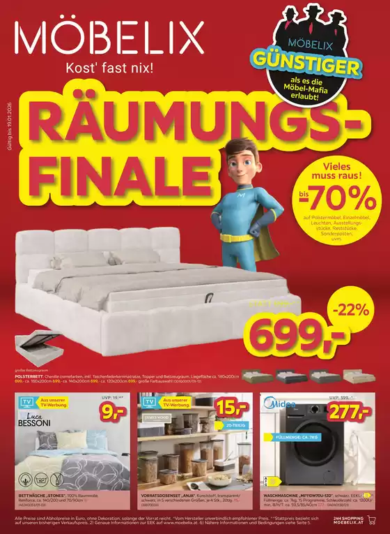 Möbelix Katalog in St. Roman | Möbelix flugblatt | 2026-01-13T00:00:00.000Z - 2026-01-19T00:00:00.000Z