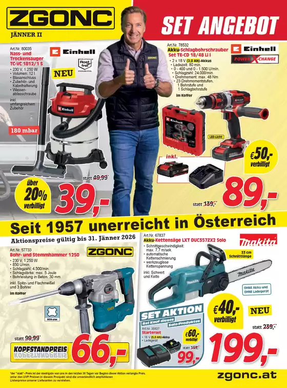 Zgonc Katalog in Hohenems | Jänner II 2026 | 2026-01-15T00:00:00.000Z - 2026-01-31T00:00:00.000Z