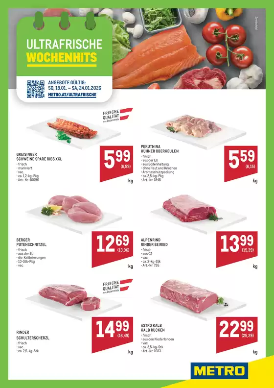 Metro Katalog in Villach | Ultrafrische Wochenhits KW04 | 2026-01-18T00:00:00.000Z - 2026-01-24T00:00:00.000Z