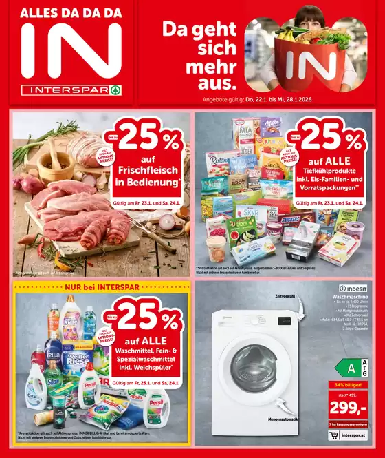Interspar Katalog in Gänserndorf | Top-Angebote für Sparfüchse | 2026-01-22T00:00:00.000Z - 2026-01-28T00:00:00.000Z