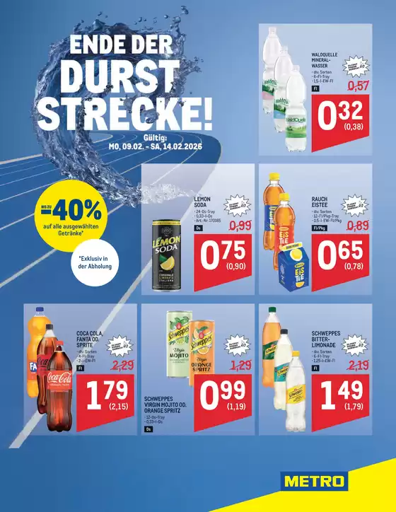 Metro Katalog in Dornbirn | Durststrecke | 2026-02-09T00:00:00.000Z - 2026-02-14T00:00:00.000Z