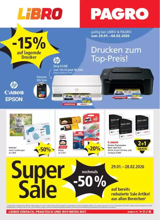 Pagro-Diskont Katalog in Steyr | Pagro-Diskont flugblatt | 2026-01-29T00:00:00.000Z - 2026-02-28T00:00:00.000Z