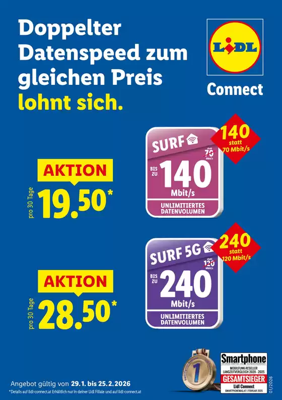 Lidl Katalog in Saxen | Lidl Connect | 2026-01-29T00:00:00.000Z - 2026-02-25T00:00:00.000Z