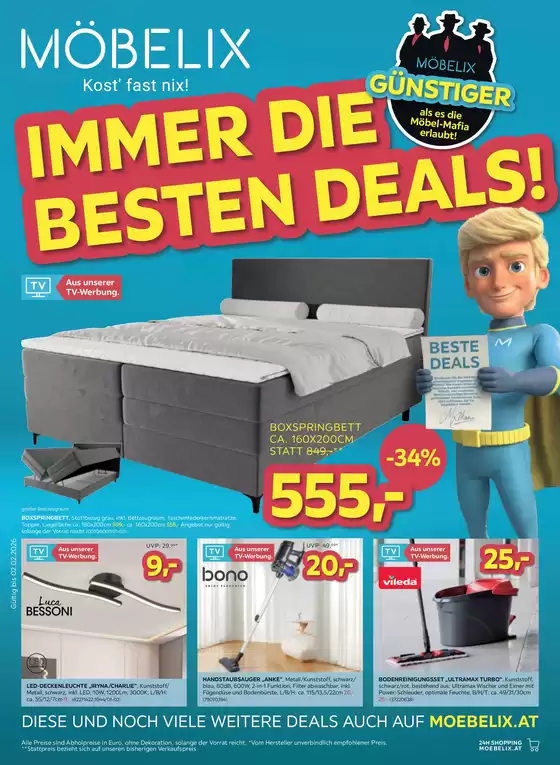 Möbelix Katalog in Weiz | Möbelix flugblatt | 2026-01-30T00:00:00.000Z - 2026-02-02T00:00:00.000Z