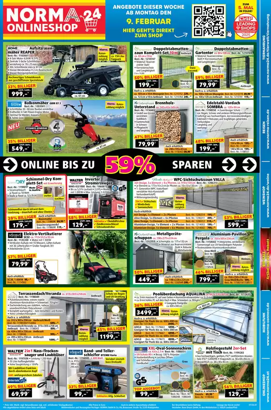 Norma Katalog in Bad Tatzmannsdorf | Attraktive Angebote entdecken | 2026-02-09T00:00:00.000Z - 2026-02-13T00:00:00.000Z
