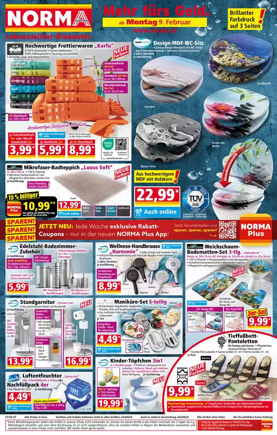 Norma Katalog in Bad Tatzmannsdorf | Top-Angebote für Sparfüchse | 2026-02-09T00:00:00.000Z - 2026-02-13T00:00:00.000Z
