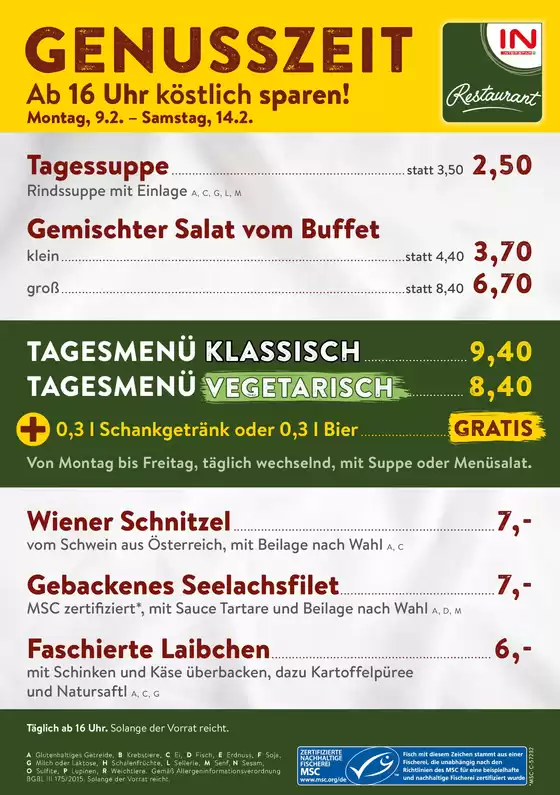 Interspar Restaurant Katalog | Happy hour kw7 | 2026-02-09T00:00:00.000Z - 2026-02-14T00:00:00.000Z