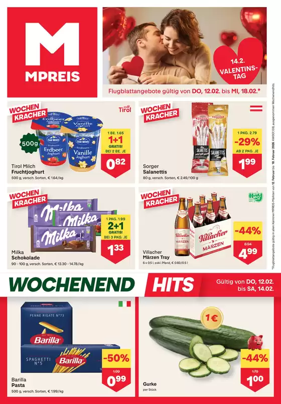 MPreis Katalog in Gänserndorf | FB KW07 2026 V | 2026-02-12T00:00:00.000Z - 2026-02-18T00:00:00.000Z