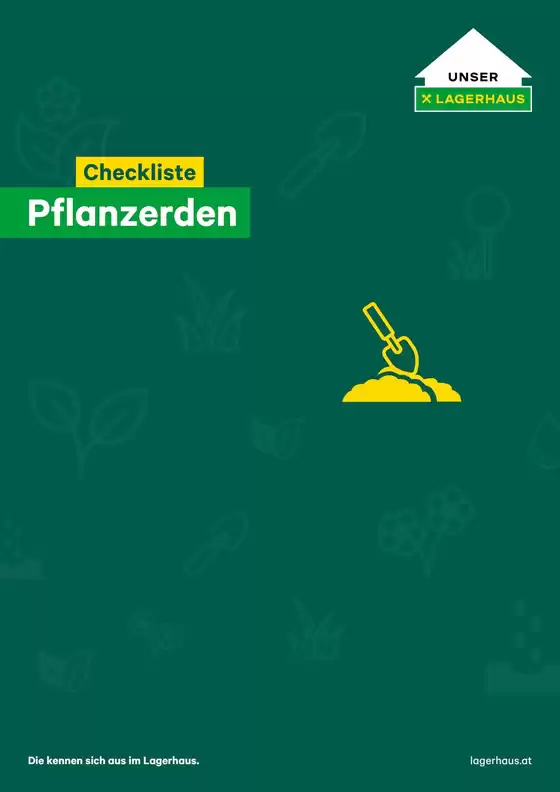 Lagerhaus Katalog in St. Kanzian am Klopeiner See | Checkliste pflanzerden | 2026-02-13T00:00:00.000Z - 2026-02-27T00:00:00.000Z
