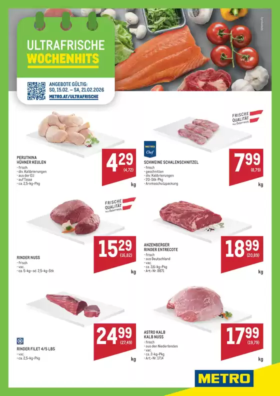 Metro Katalog in St. Kanzian am Klopeiner See | Ultrafrische Wochenhits KW08 2026 | 2026-02-15T00:00:00.000Z - 2026-02-21T00:00:00.000Z