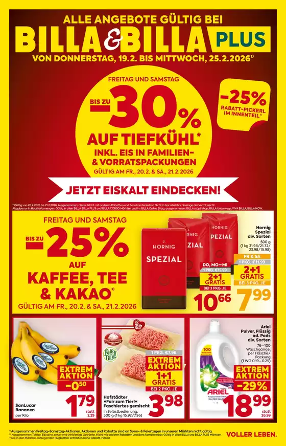 Billa Katalog in Oberwart | BILLA FB KW08 2026 Wien | 2026-02-19T00:00:00.000Z - 2026-02-25T00:00:00.000Z
