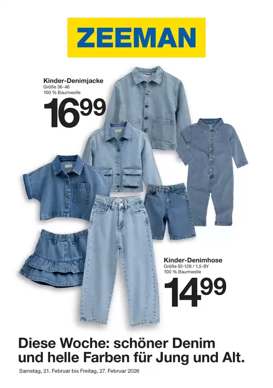 Zeeman Katalog in Liezen | Zeeman Woche 9 Samstag 21. Februar bis Freitag 27. Februar 2026. | 2026-02-21T00:00:00.000Z - 2026-02-27T00:00:00.000Z