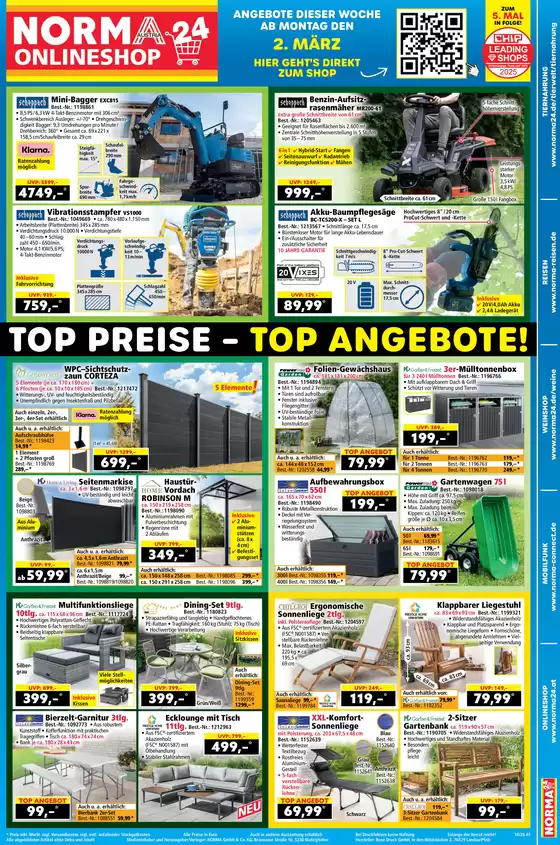 Norma Katalog in Wals-Siezenheim | Kw10 2026 NORMA24 Prospektbeilage AT | 2026-02-22T00:00:00.000Z - 2026-03-08T00:00:00.000Z