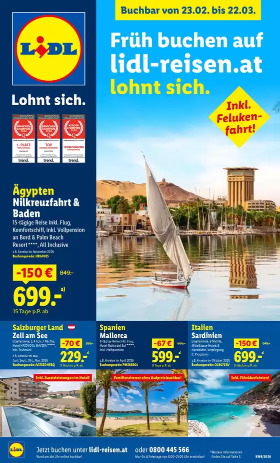 Lidl Katalog in Kitzbühel | Buchbar ab 23.2. | 2026-02-23T00:00:00.000Z - 2026-03-22T00:00:00.000Z