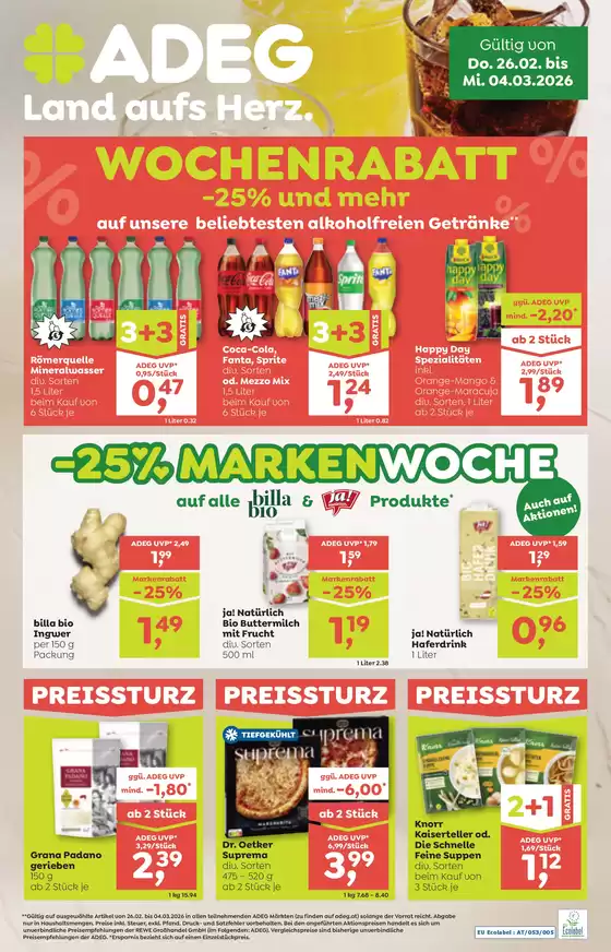 ADEG Katalog | Neue Angebote zum Entdecken | 2026-02-26T00:00:00.000Z - 2026-03-04T00:00:00.000Z