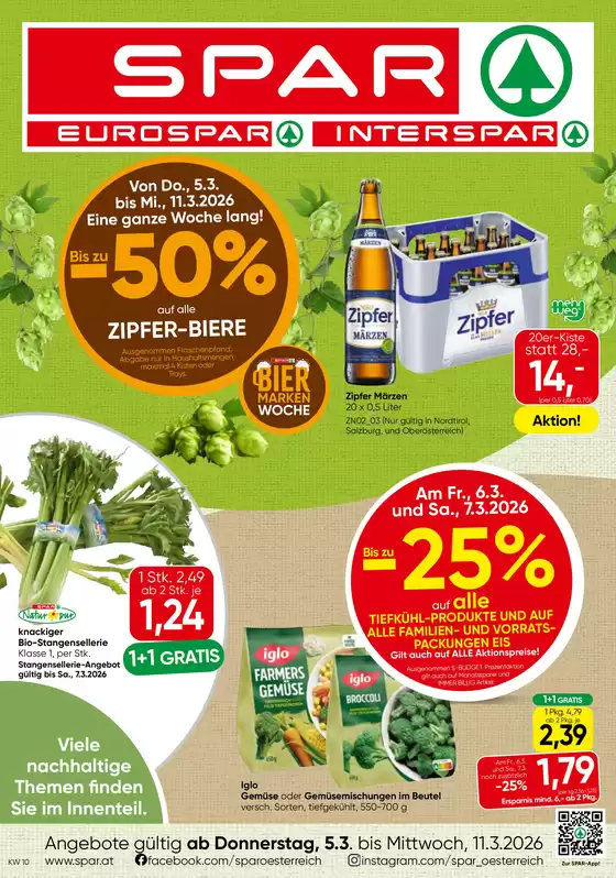 Spar Katalog | Attraktive Sonderangebote für alle | 2026-03-05T00:00:00.000Z - 2026-03-11T00:00:00.000Z