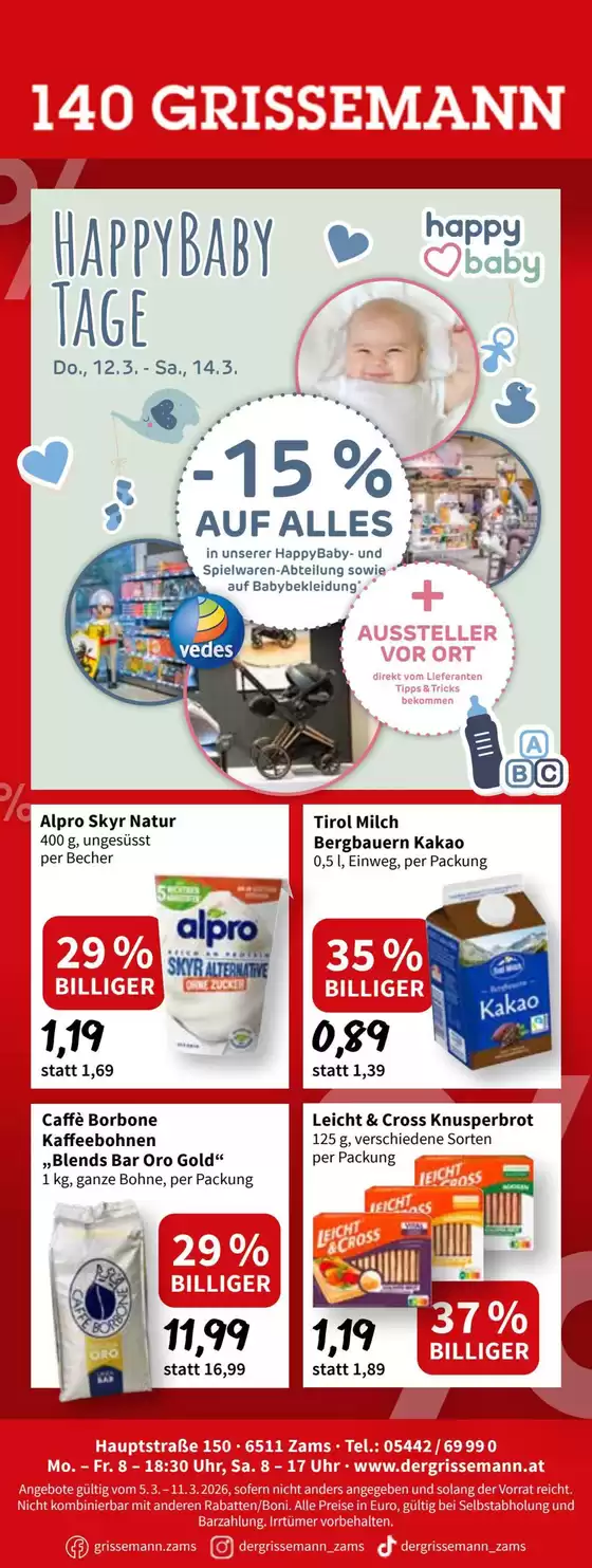 Der Grissemann Katalog | Aktuelle Sonderaktionen | 2026-03-05T00:00:00.000Z - 2026-03-11T00:00:00.000Z