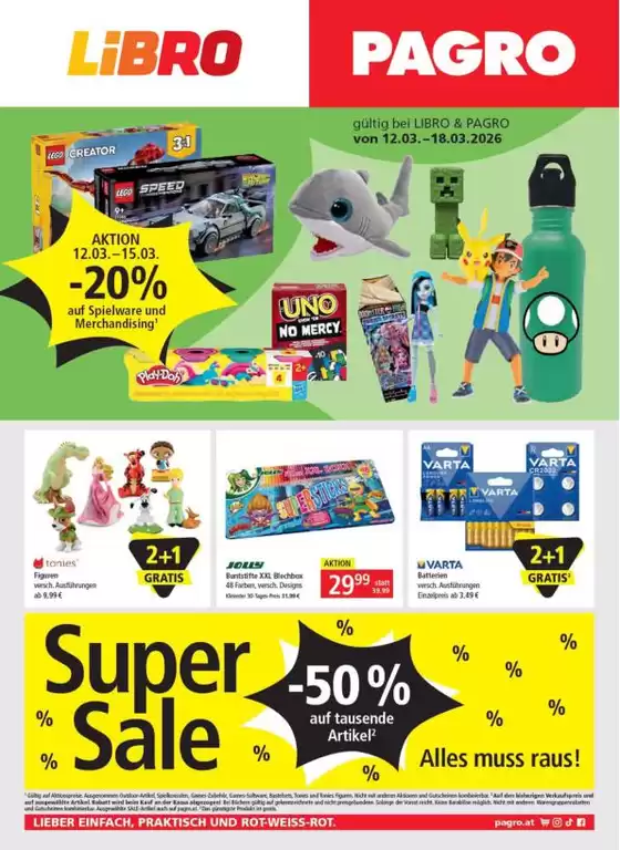 Pagro-Diskont Katalog in Weiz | Angebote für Schnäppchenjäger | 2026-03-12T00:00:00.000Z - 2026-03-18T00:00:00.000Z