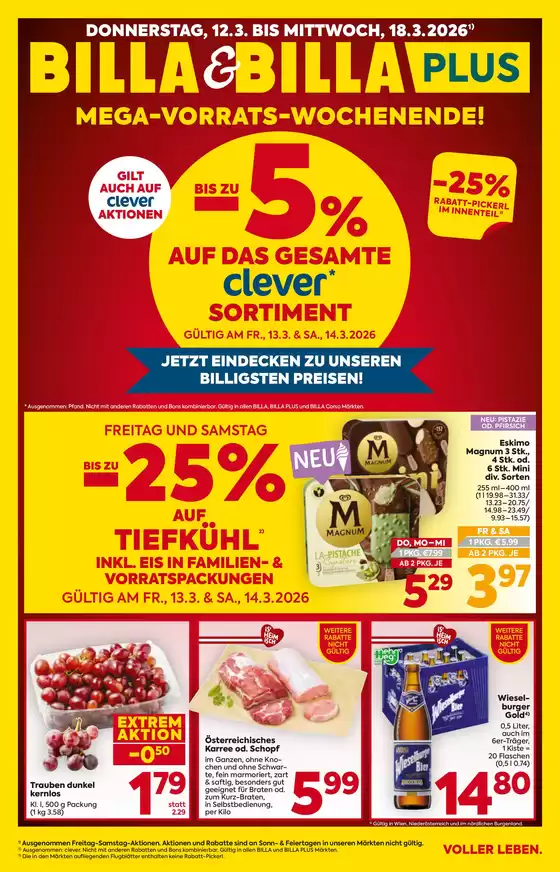 Billa Katalog in Wiener Neudorf | Sonderangebote für Sie | 2026-03-12T00:00:00.000Z - 2026-03-18T00:00:00.000Z