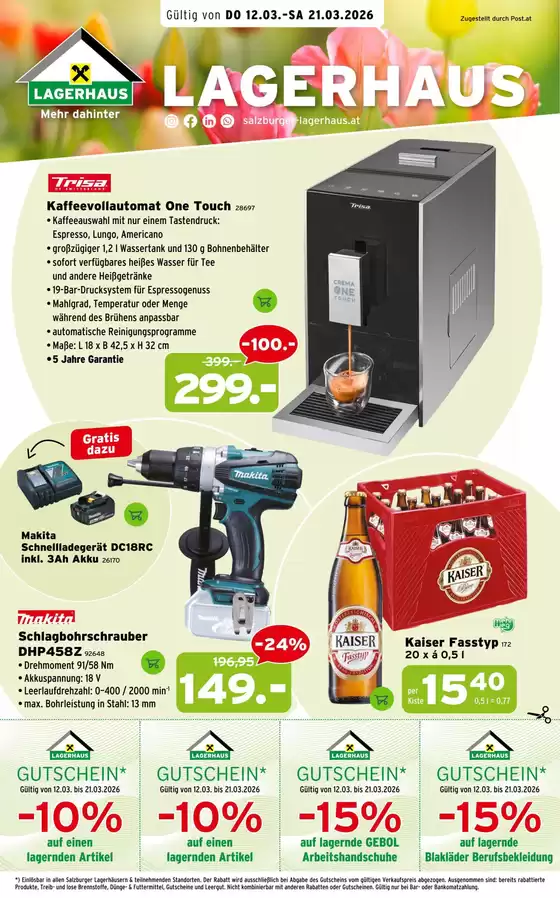 Salzburger Lagerhaus Katalog | Salzburger Lagerhaus flugblatt | 2026-03-12T00:00:00.000Z - 2026-03-21T00:00:00.000Z