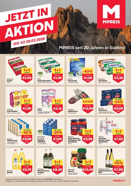 MPreis Katalog in Wiener Neudorf | DM KW12 13 2026 Ansicht | 2026-03-13T00:00:00.000Z - 2026-03-29T00:00:00.000Z