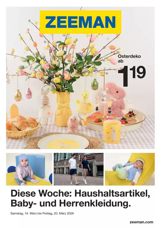 Zeeman Katalog | Zeeman Woche 12 Samstag 14. März bis Freitag 20. März 2026. | 2026-03-14T00:00:00.000Z - 2026-03-20T00:00:00.000Z