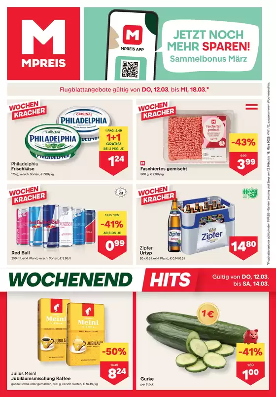 MPreis Katalog in Birkfeld | FB KW11 2026 V | 2026-03-12T00:00:00.000Z - 2026-03-18T00:00:00.000Z