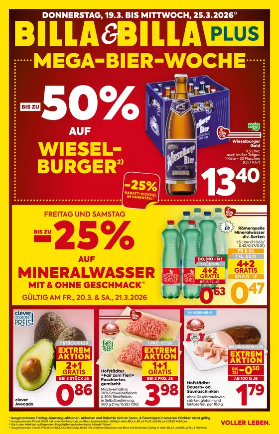 Billa Katalog in Graz | BILLA FB KW12 2026 Wien | 2026-03-19T00:00:00.000Z - 2026-03-25T00:00:00.000Z
