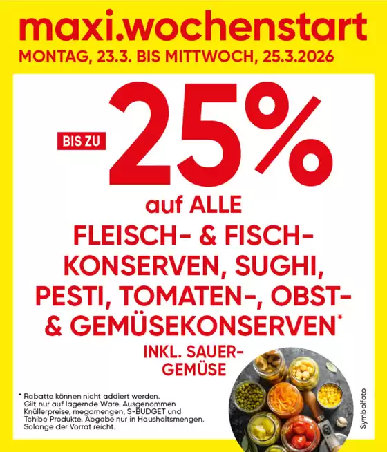 Maximarkt Katalog in Feldbach | Maximarkt flugblatt | 2026-03-23T00:00:00.000Z - 2026-03-25T00:00:00.000Z