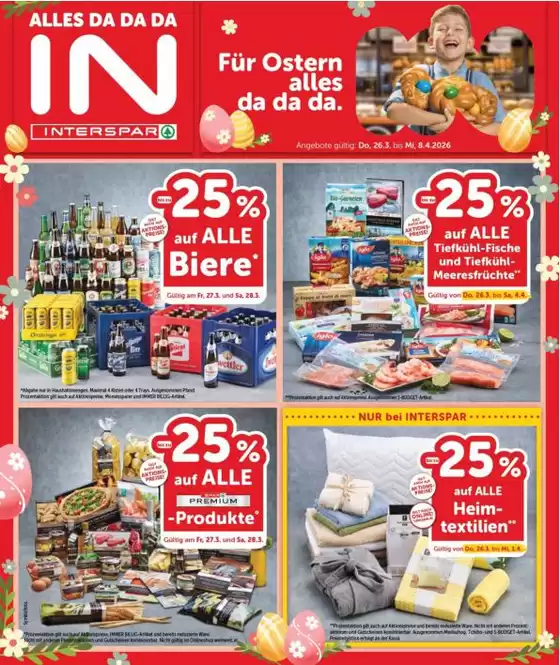 Interspar Katalog in Graz | Große Auswahl an Angeboten | 2026-03-26T00:00:00.000Z - 2026-04-08T00:00:00.000Z
