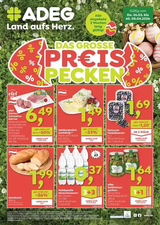 ADEG Katalog in St. Peter in der Au | ADEG flugblatt | 2026-03-26T00:00:00.000Z - 2026-04-08T00:00:00.000Z