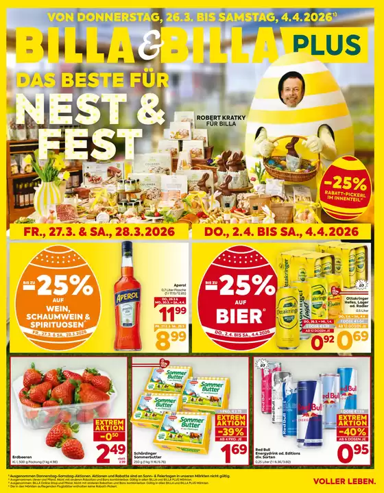 BILLA PLUS Katalog in Hundsheim | BILLA FB KW13 2026 Wien | 2026-03-26T00:00:00.000Z - 2026-04-04T00:00:00.000Z