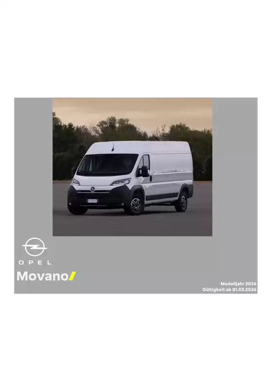 Opel Katalog in Innsbruck | Opel Movano MY14 Preisliste 03 2026 | 2026-03-31T00:00:00.000Z - 2026-04-14T00:00:00.000Z