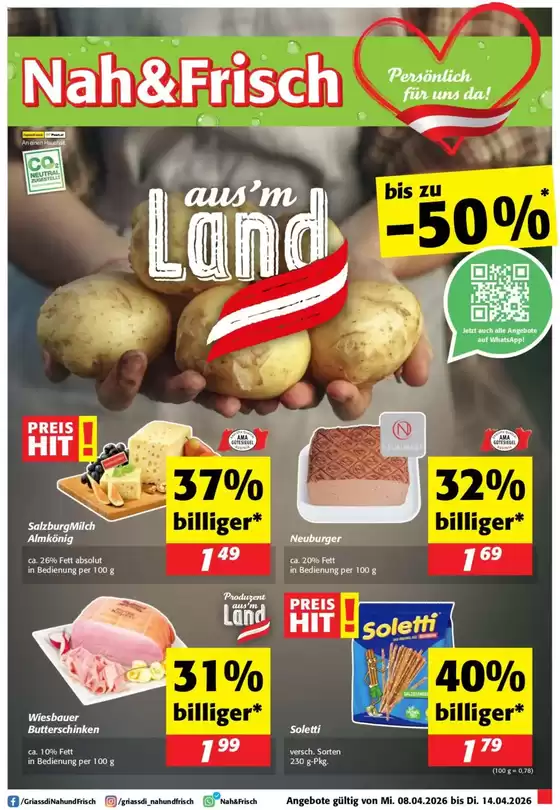 Nah & Frisch Katalog | Aktuelle Deals und Angebote | 2026-04-08T00:00:00.000Z - 2026-04-14T00:00:00.000Z