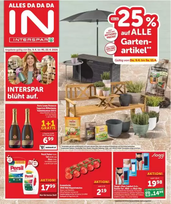 Interspar Katalog in Vösendorf | Sonderangebote für Sie | 2026-04-09T00:00:00.000Z - 2026-04-22T00:00:00.000Z
