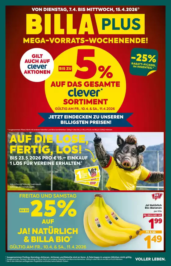 BILLA PLUS Katalog in Vösendorf | BILLA PLUS FB KW15 2026 Wien | 2026-04-07T00:00:00.000Z - 2026-04-15T00:00:00.000Z