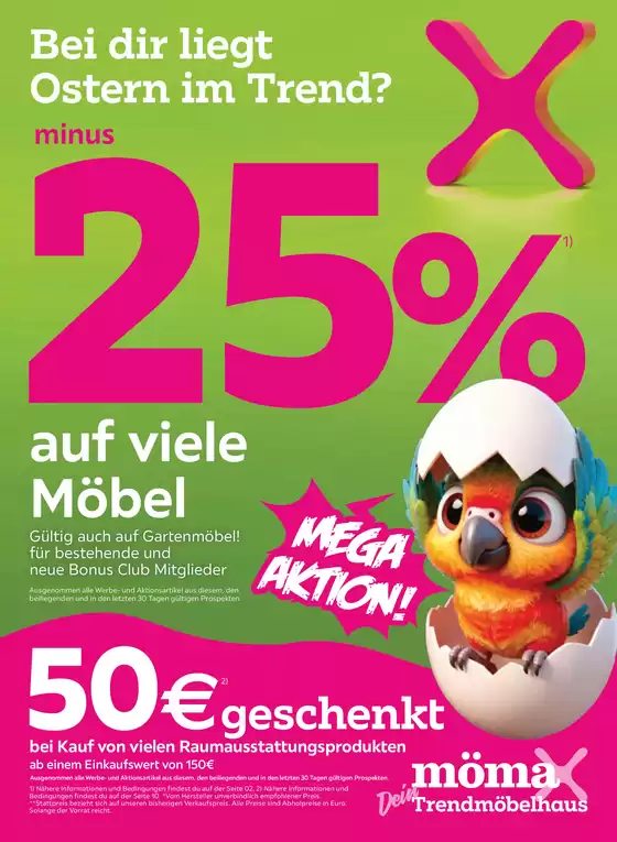 Mömax Katalog in Tulln an der Donau | -25 auf viele Möbel | 2026-04-07T00:00:00.000Z - 2026-04-13T00:00:00.000Z