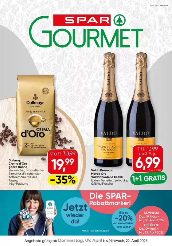 SPAR-Gourmet Katalog in Linz | Unsere besten Deals für Sie | 2026-04-09T00:00:00.000Z - 2026-04-22T00:00:00.000Z